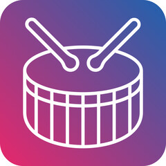 Drum icon style