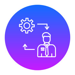 Machine to Person Icon