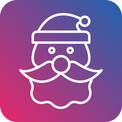 Santa icon style