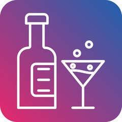 Alcoholic icon style