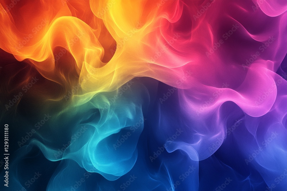 Poster vibrant swirls of color create a dynamic abstract background that captivates the viewer's attention 