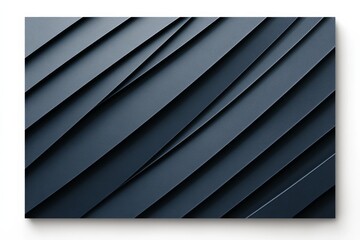 Obraz premium Textures and patterns of layered dark blue material on display showcasing depth and dimension in a modern design setting