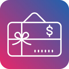 Gift Voucher icon style