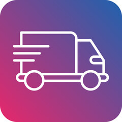 Delivery Truck icon style