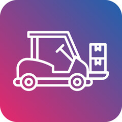 Forklift icon style