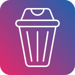 Dustbin icon style