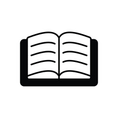 Open Book Vector icon