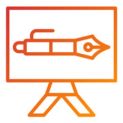 Vector Design Pen Icon Style