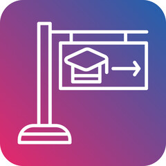 Signboard icon style