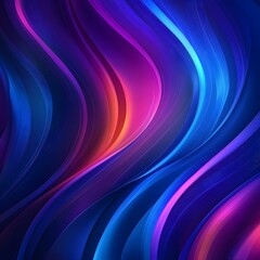 Abstract vibrant wavy colorful background