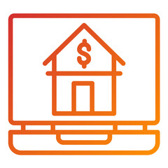 Vector Design Online Banking Icon Style