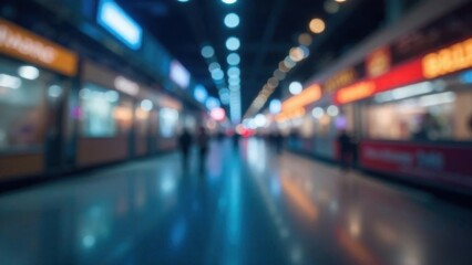 Dreamy Blurred Motion Photo Effect Mockup