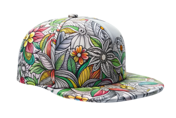 Snapback coloring cap for a vibrant street style