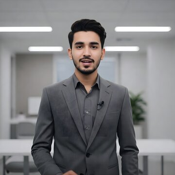portrait of a handsome businessman