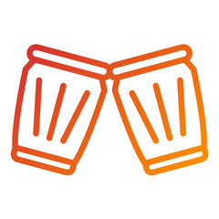 Vector Design Cheers Icon Style