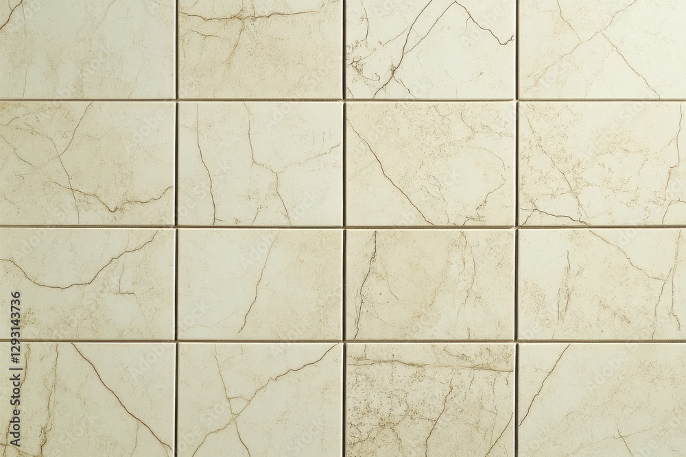 Aufkleber elegant marble tiles arranged in a stunning pattern for interior design in modern spaces