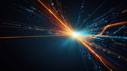 Obraz premium Creative inovative technology background