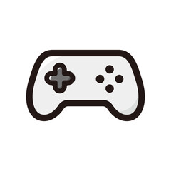 Game illustration icon.Simple vector outline, clipart for graphic design.