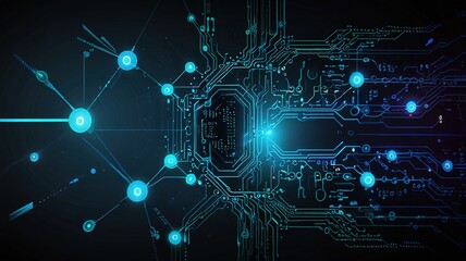Obraz premium Creative inovative technology background