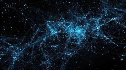 Abstract network connection graphic.