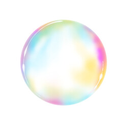 colorful soap bubble