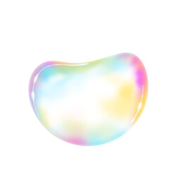colorful soap abstract shape bubble
