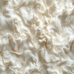 Fototapeta premium Creamy swirls, abstract texture background