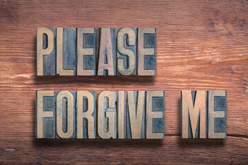 please forgive me wood