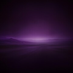 Dark surreal land, purple glow, dream landscape