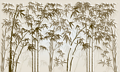 Bamboo Tree Leaves Forest long tree 
