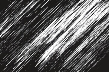 Obraz premium A dynamic black-and-white abstract design featuring streaks that create a sense of movement and texture.