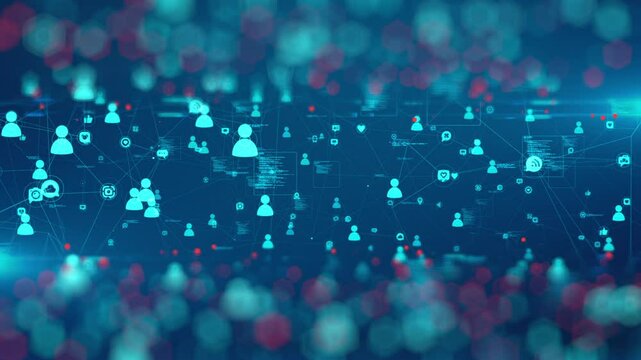 Social Media Digital Connectivity Network Platforms Interaction Sharing