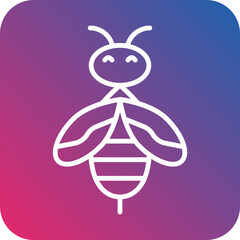 Bee Vector Icon Style