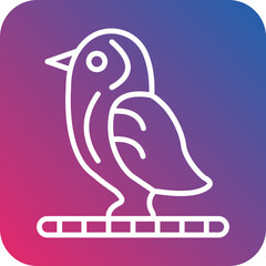 Bird Vector Icon Style