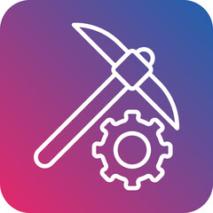 Automation Mining Vector Icon Style