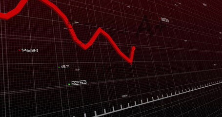 Image of financial data processing over grid