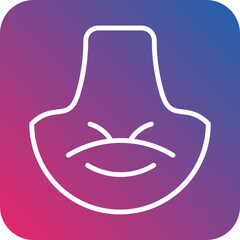 Beanbag Vector Icon Style