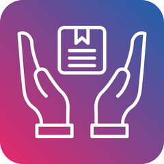 Package Handling Vector Icon Style