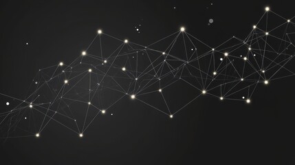 Fototapeta premium Abstract Network Design: A Visual Representation of Complex Data Connections
