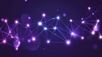 Fototapeta premium Abstract Network Design: A Visual Representation of Digital Connections