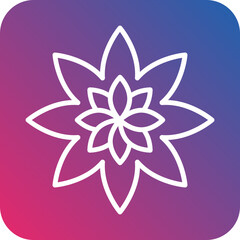 Flower Vector Icon Style