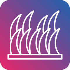 Grass Vector Icon Style