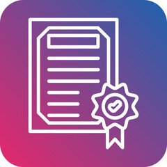 Articles Incorporation Vector Icon Style