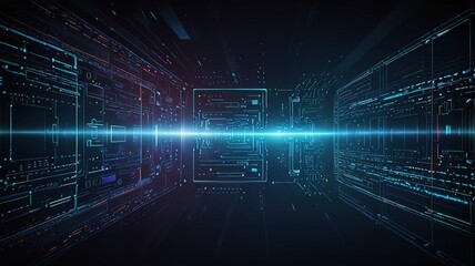 Obraz premium Creative inovative technology background