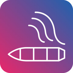 Cigar Vector Icon Style