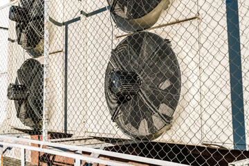 Industrial cooling fans. Compressors for industrial cooling of enterprises and production facilities