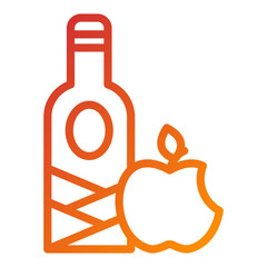 Vector Design Cider Icon Style