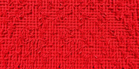 Panoramic Close-Up of Natural Cotton Fabric with Detailed Weave and Soft, Smooth Texture