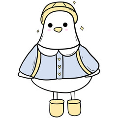 Duck to School Clipart Collection