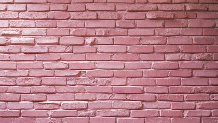 Fototapeta premium Textured pink brick wall backdrop for creative designs and modern interior aesthetics